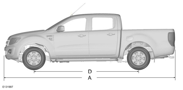 Schéma Pick-up Double Cabine